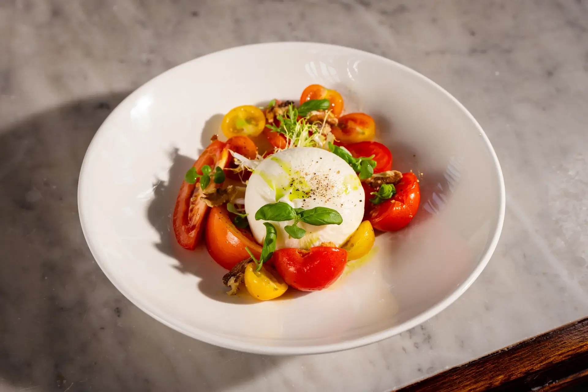 Heritage Tomato & Burrata Salad